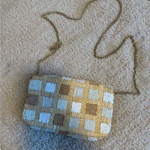 Anthropologie Beaded Crossbody